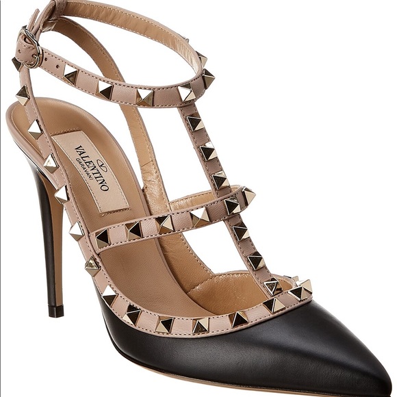 💯Authentic Valentino Garavani Rockstud Ankle Strap - Picture 4 of 11